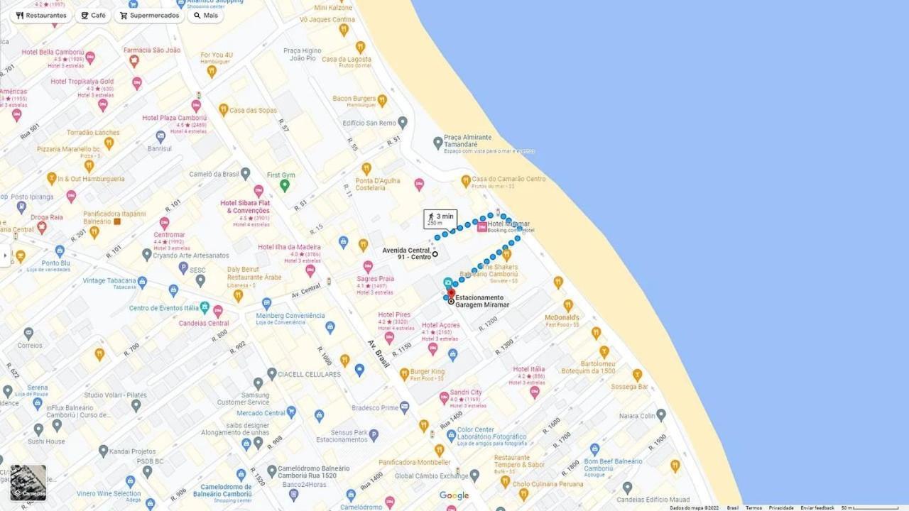 Balneário CamboriúClr84 - Calcadao, Garagem, 1 Dorm Climatizado公寓 外观 照片